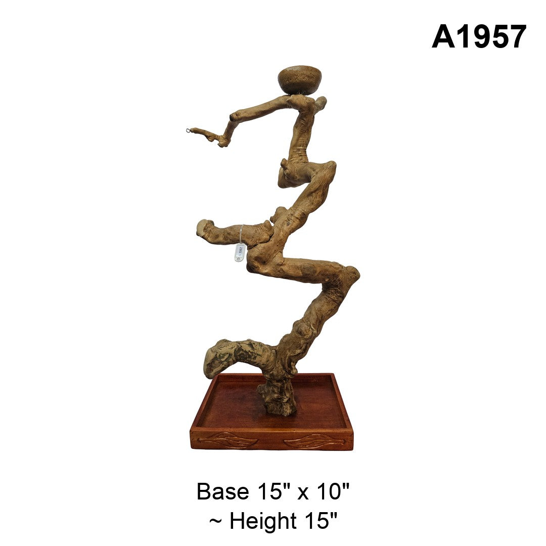 Java Wood Tabletop Playstand | Choose Your Exact Tree
