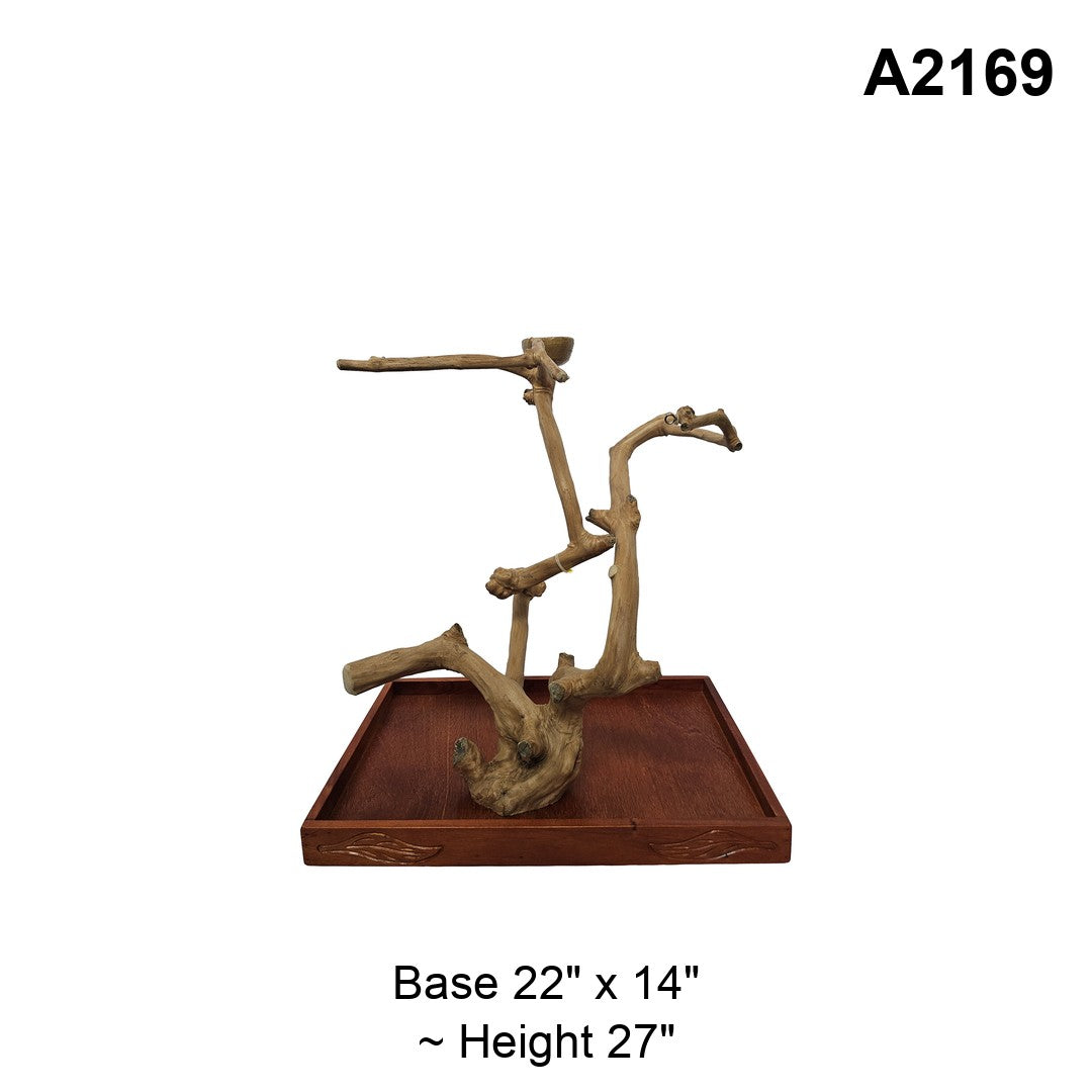 Java Wood Tabletop Playstand | Choose Your Exact Tree