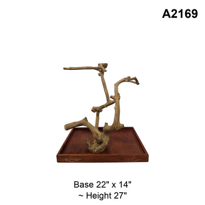Java Wood Tabletop Playstand | Choose Your Exact Tree