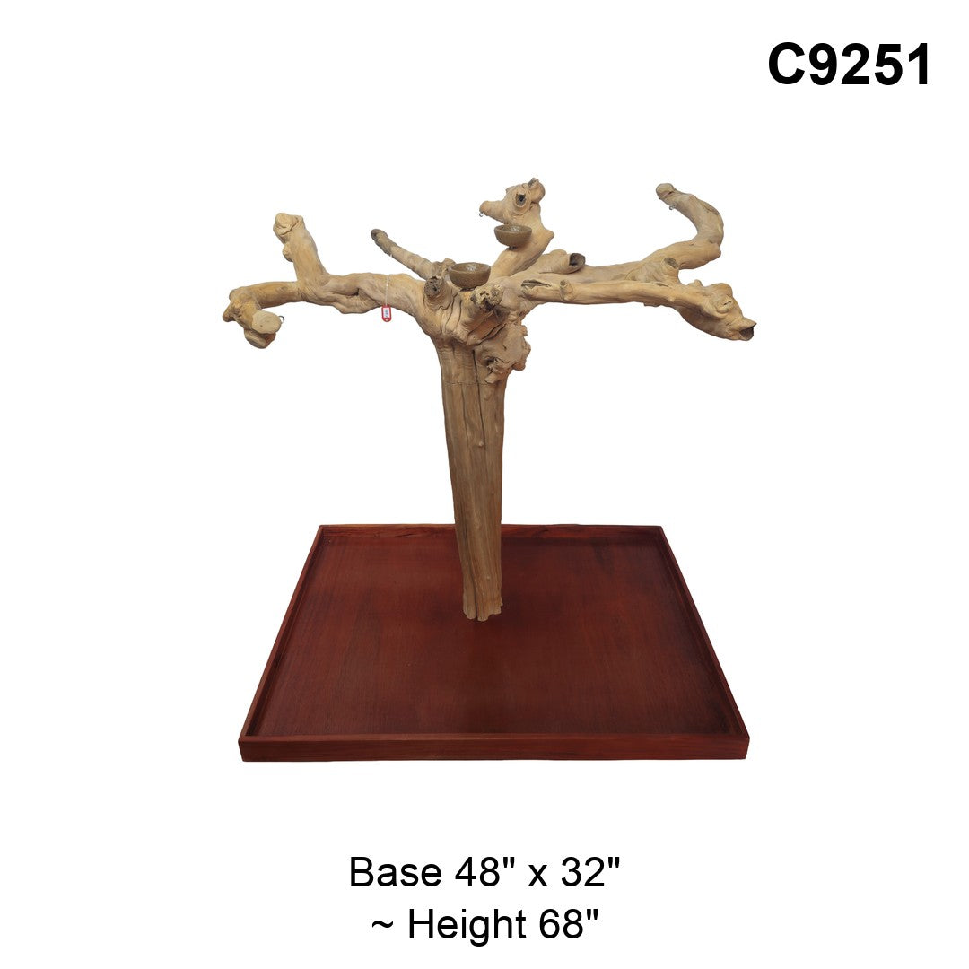 Java Tree Floor Stand for Parrots (Pick Your Exact Tree)