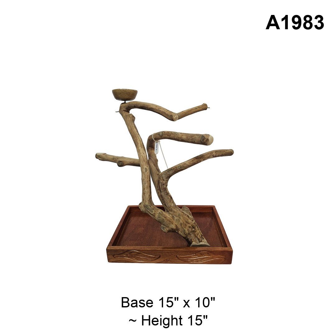 Java Wood Tabletop Playstand | Choose Your Exact Tree