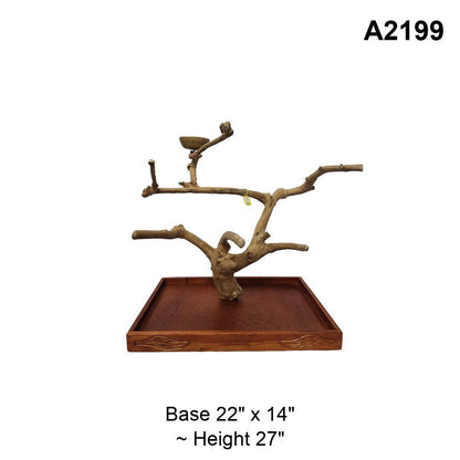 Java Wood Tabletop Playstand | Choose Your Exact Tree