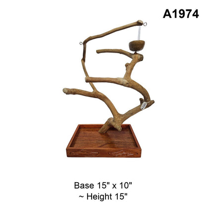 Java Wood Tabletop Playstand | Choose Your Exact Tree