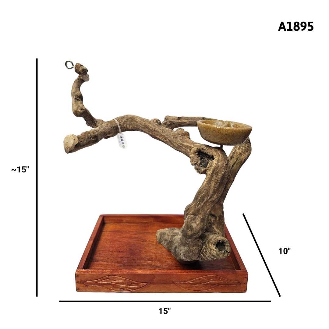 Java Wood Tabletop Playstand | Choose Your Exact Tree