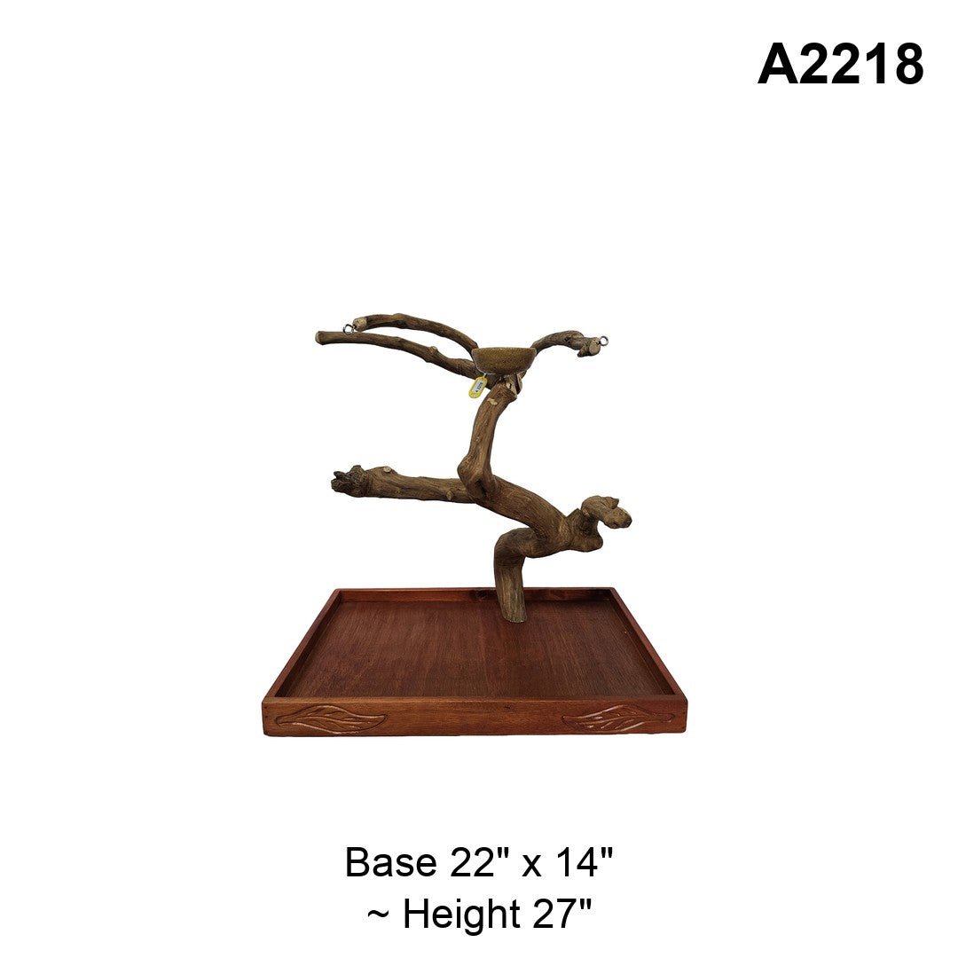 Java Wood Tabletop Playstand | Choose Your Exact Tree