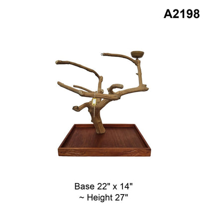 Java Wood Tabletop Playstand | Choose Your Exact Tree