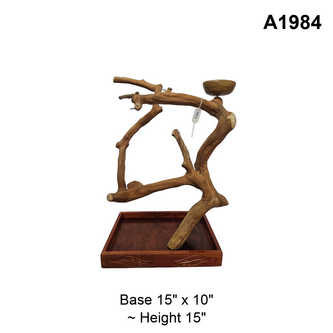 Java Wood Tabletop Playstand | Choose Your Exact Tree