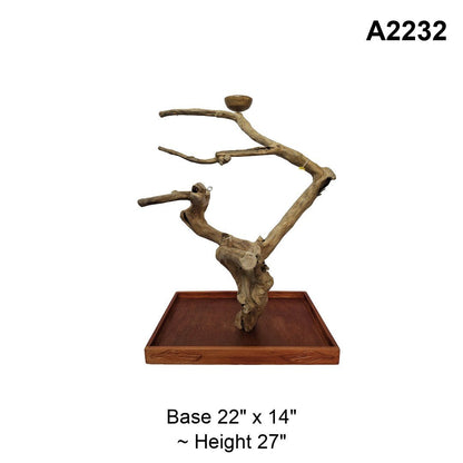 Java Wood Tabletop Playstand | Choose Your Exact Tree
