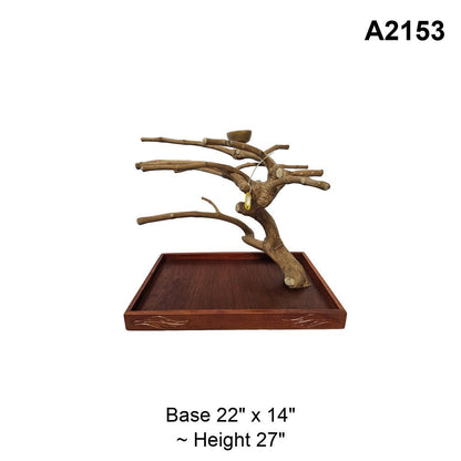 Java Wood Tabletop Playstand | Choose Your Exact Tree