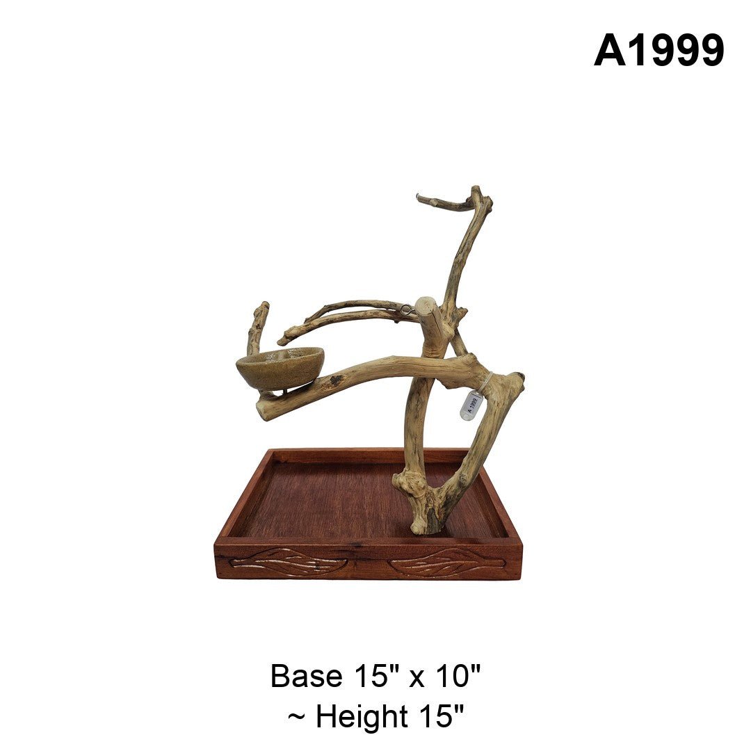Java Wood Tabletop Playstand | Choose Your Exact Tree