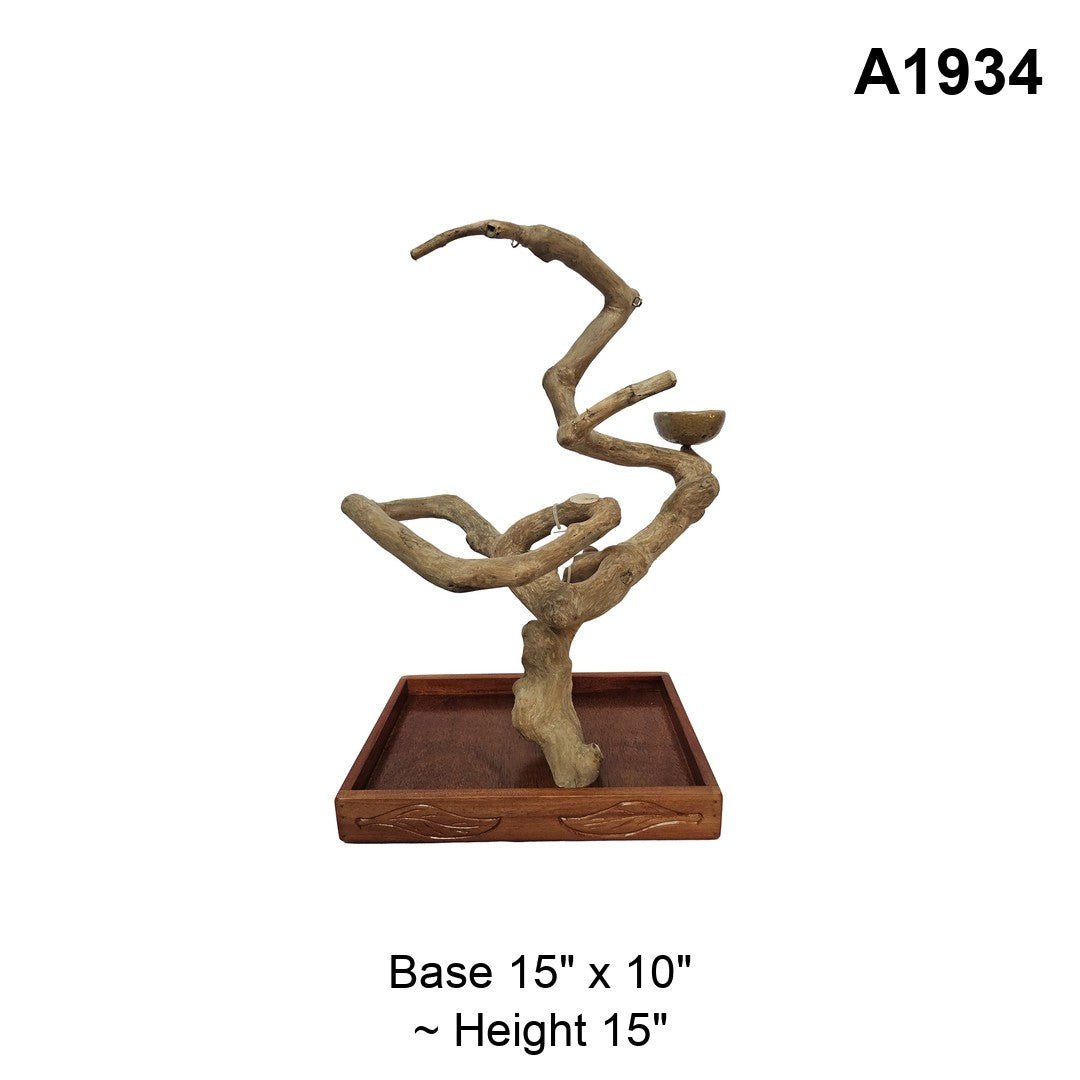 Java Wood Tabletop Playstand | Choose Your Exact Tree