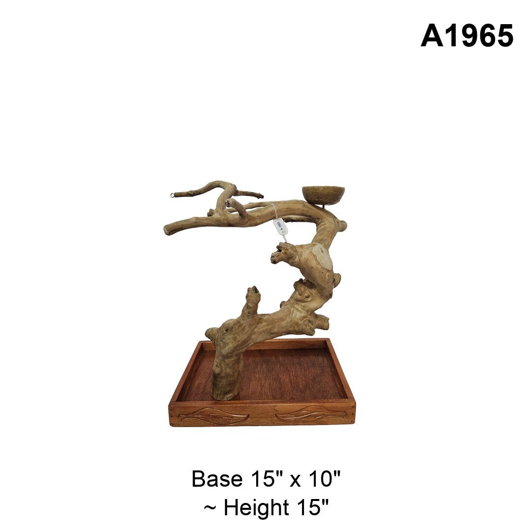 Java Wood Tabletop Playstand | Choose Your Exact Tree