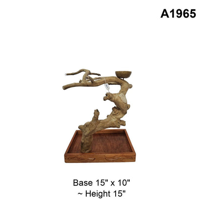 Java Wood Tabletop Playstand | Choose Your Exact Tree