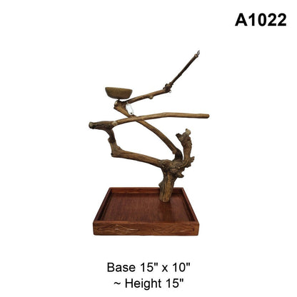 Java Wood Tabletop Playstand | Choose Your Exact Tree