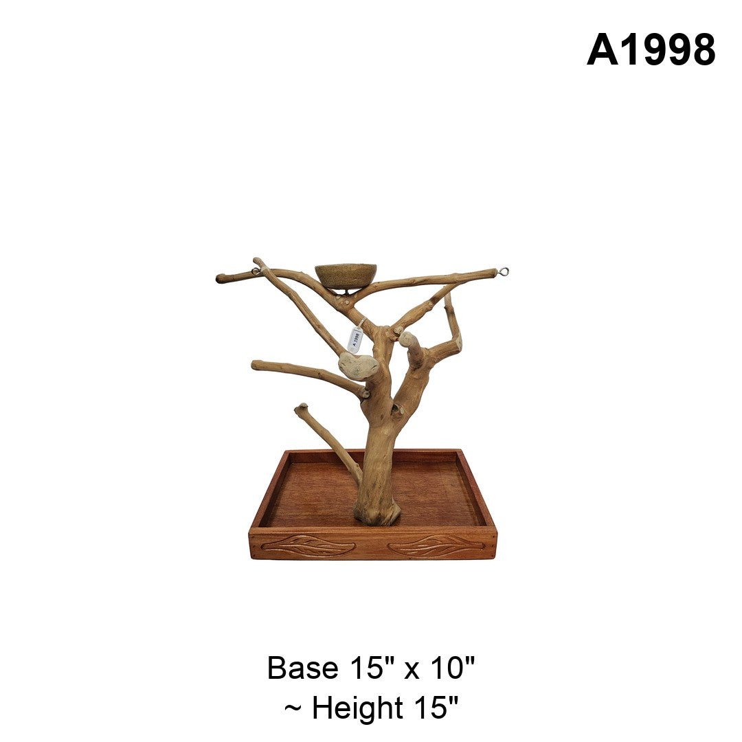 Java Wood Tabletop Playstand | Choose Your Exact Tree