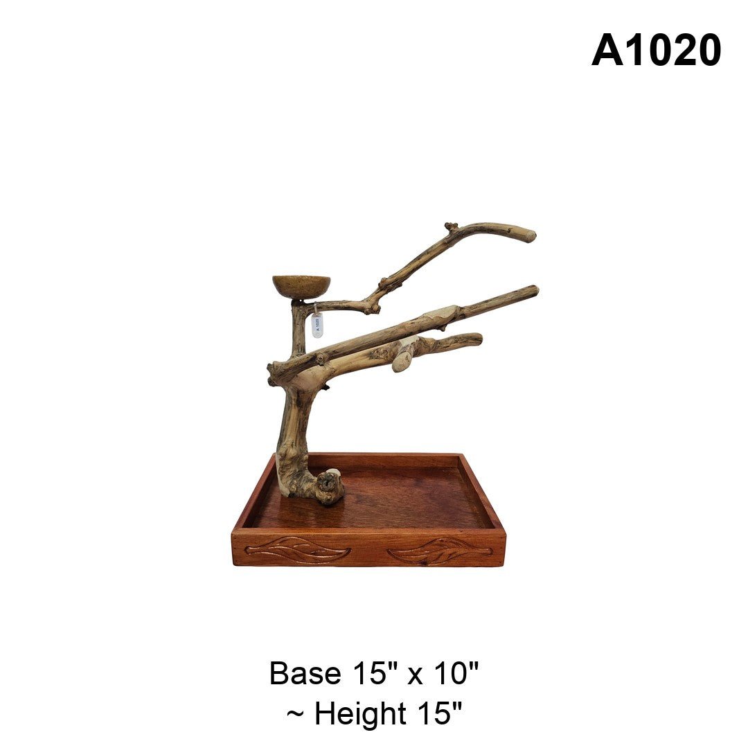Java Wood Tabletop Playstand | Choose Your Exact Tree
