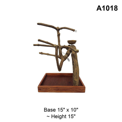 Java Wood Tabletop Playstand | Choose Your Exact Tree