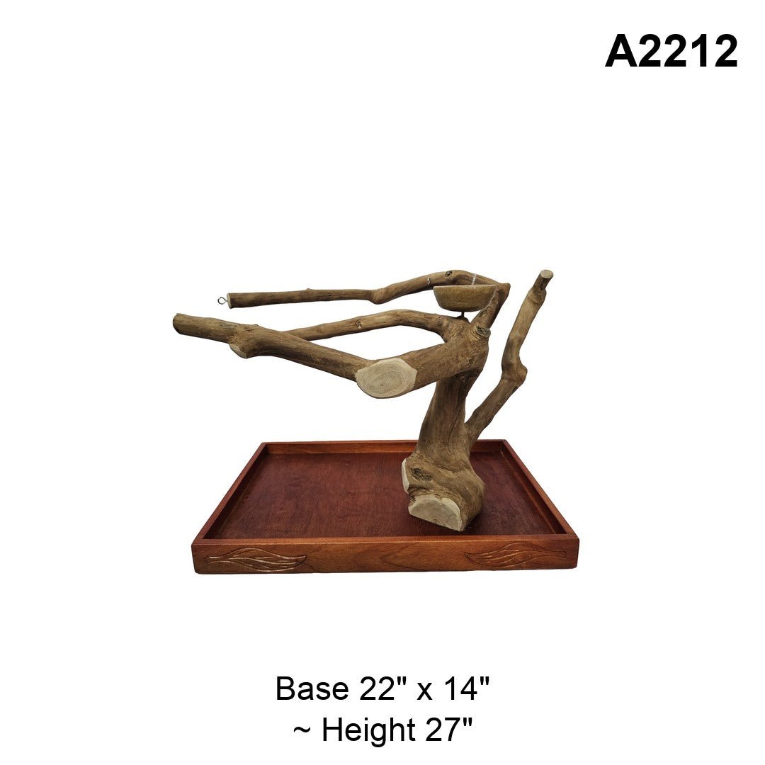 Java Wood Tabletop Playstand | Choose Your Exact Tree