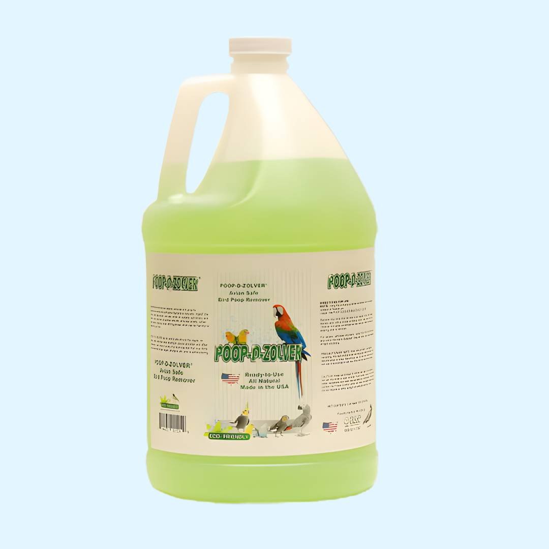 Poop-D-Solver – Lime Coconut Scented Bird Poop Cleaner, 128oz